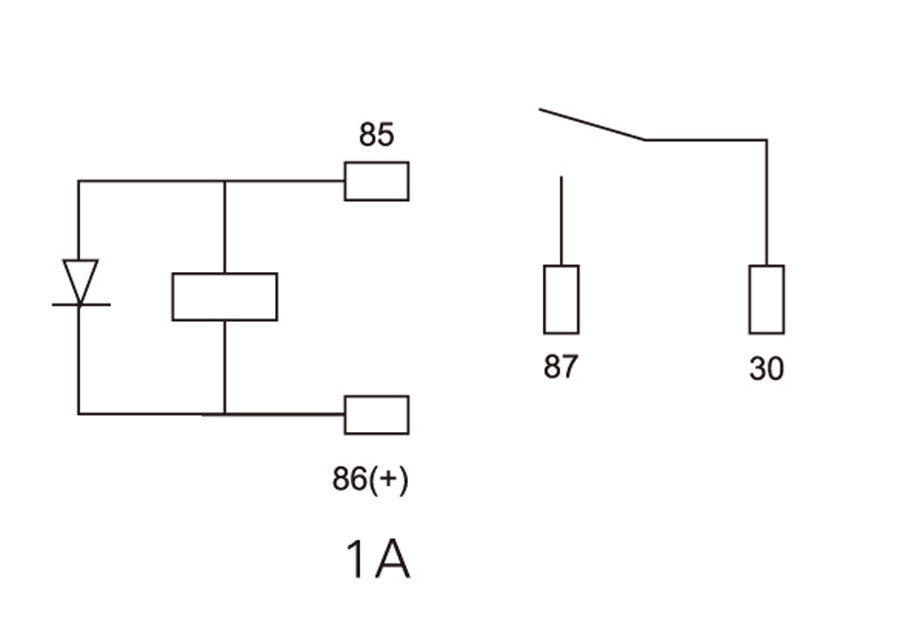 4 PIN 30A 12V SPST Micro Relay (10 Pack) Electrical