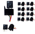 4 PIN 30A 12V SPST Micro Relay (10 Pack) Default Title Electrical