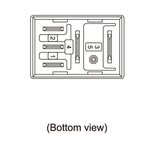 4 PIN 30A 12V SPST Micro Relay (10 Pack) - GENSSI Electrical
