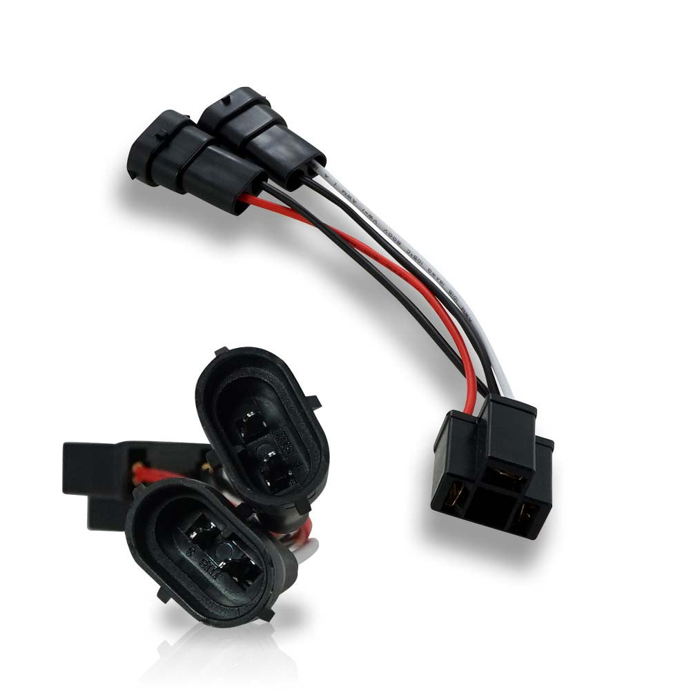 Headlight H4 TO H9/H11 Adapter for Harley Lighting