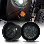 LED Smoked Turn Signals for Wrangler 2007 - 2018 - GENSSI Lighting