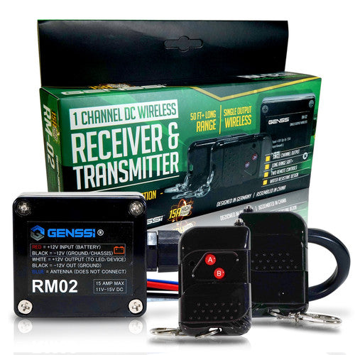 1 Channel High Power 15A On/Off Wireless Remote Controller 12V Default Title Electrical