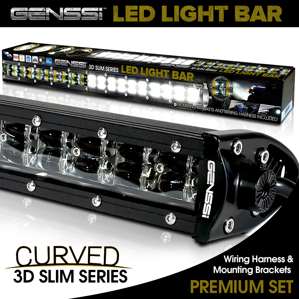 LED Light Bar 288W 50 Inches Bracket Wiring Harness Kit for Wrangler TJ 1997-2006 Lighting