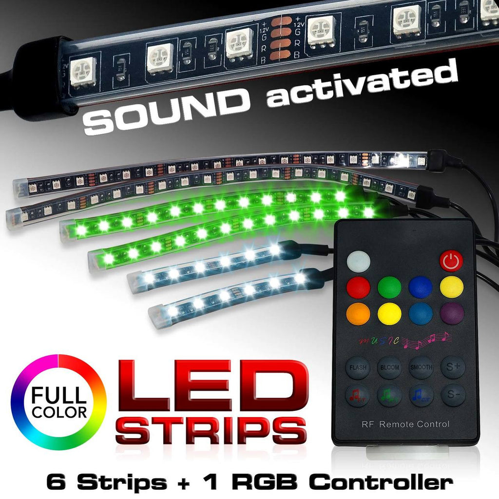 6 LED Strip Wireless Accent Kit Lighting