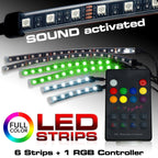 6 LED Strip Wireless Accent Kit - GENSSI Lighting