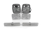 Clear Tail Lights Turn Signals Combo for Wrangler YJ 1987 - 1993 - GENSSI Lighting