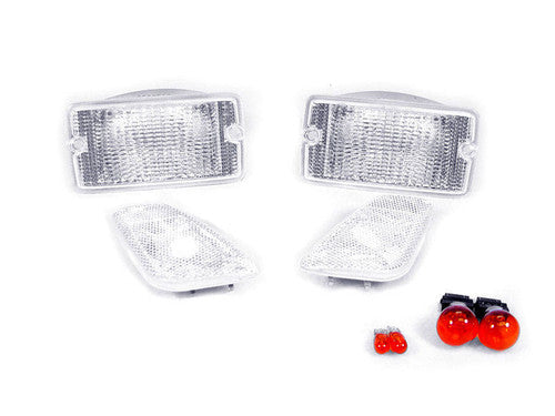 Clear Bumper Signal and Side Marker Lights Combo for Wrangler TJ 1997-2006 Default Title Lighting