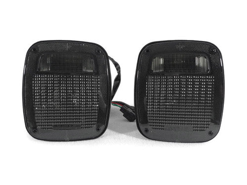 Smoked Tail Lights for Wrangler TJ 1997-2006 Default Title Lighting