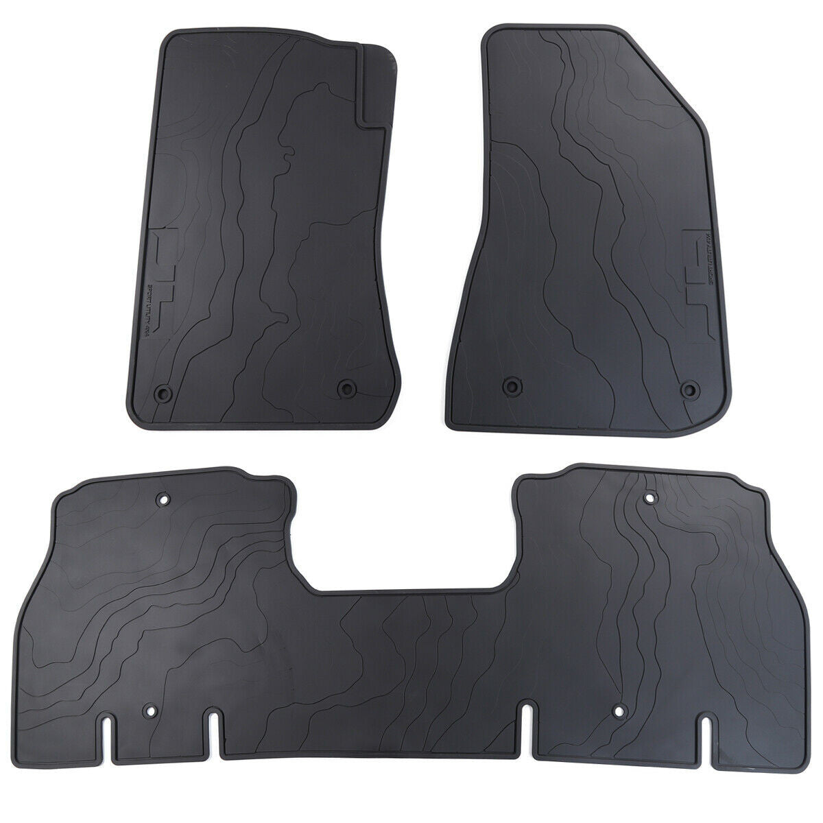 No-slip Floor Mat All Weather Slush Mats For Jeep Wrangler JL 2018-2023 4 Door Interior Part