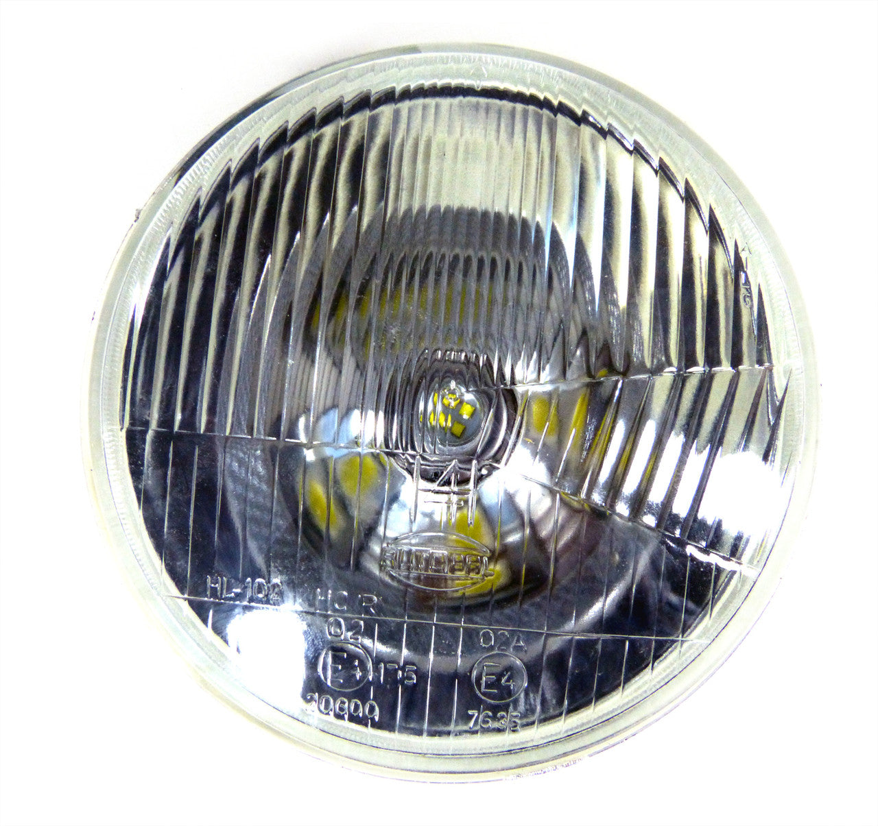 7 Inch Reflector Glass Sealed-Beam Motorcycle Headlights Set Lighting