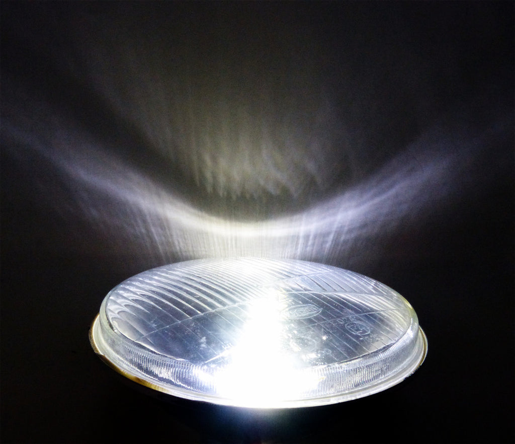 7 Inch Reflector Glass Sealed-Beam Motorcycle Headlights Set Lighting