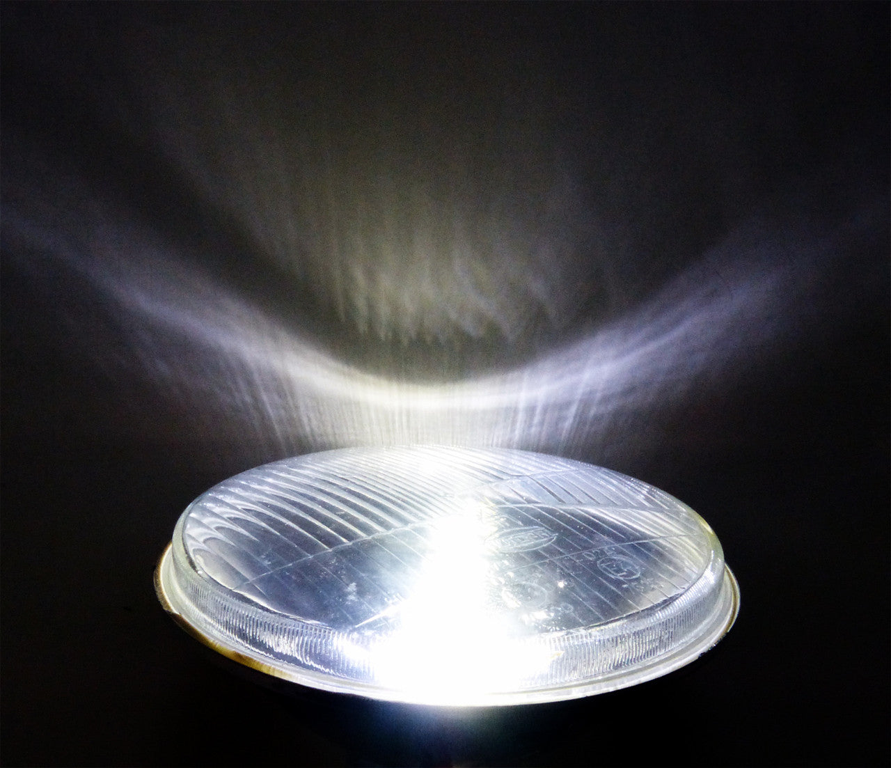 7 Inch Reflector Glass Sealed-Beam Motorcycle Headlights Set Lighting