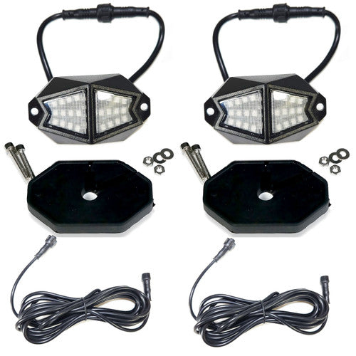 Vader LED Rock Lights with Wiring Add-on Kit (Pack of 2) Default Title Lighting