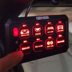 8 Gang Switch Box Panel Relay Kit RGB Multi - Color - GENSSI Electrical