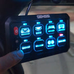 8 Gang Switch Box Panel Relay Kit RGB Multi - Color - GENSSI Electrical