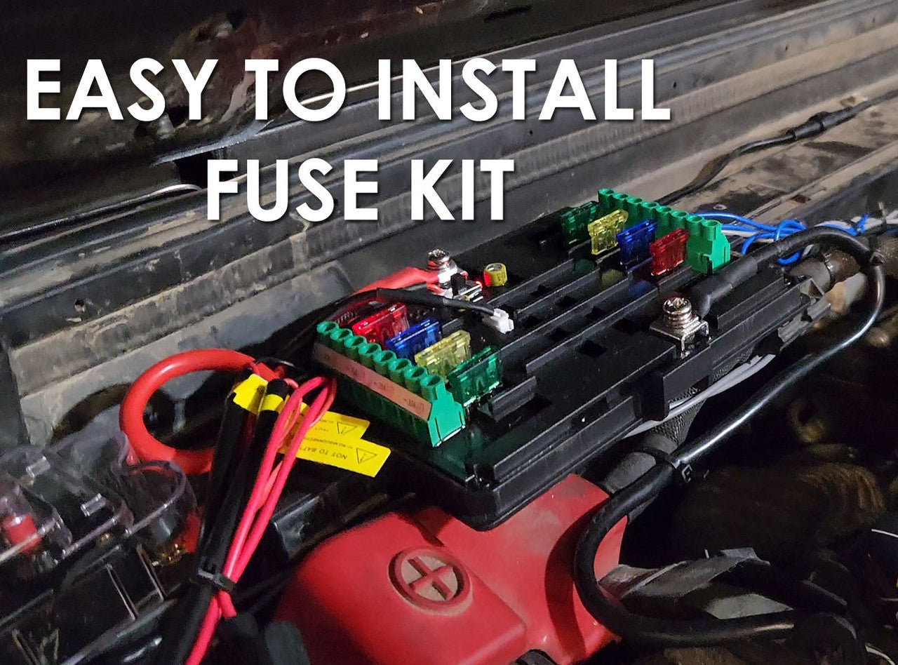 8 Gang Switch Box Panel Relay Kit RGB Multi-Color Electrical