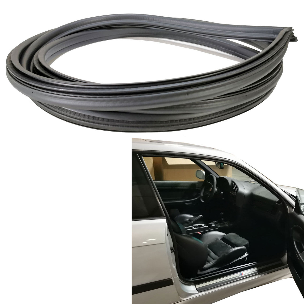 Right Door Seal Rubber for BMW E36 Coupe 2 Door 2dr 51711977728 51712138958 Exterior Part