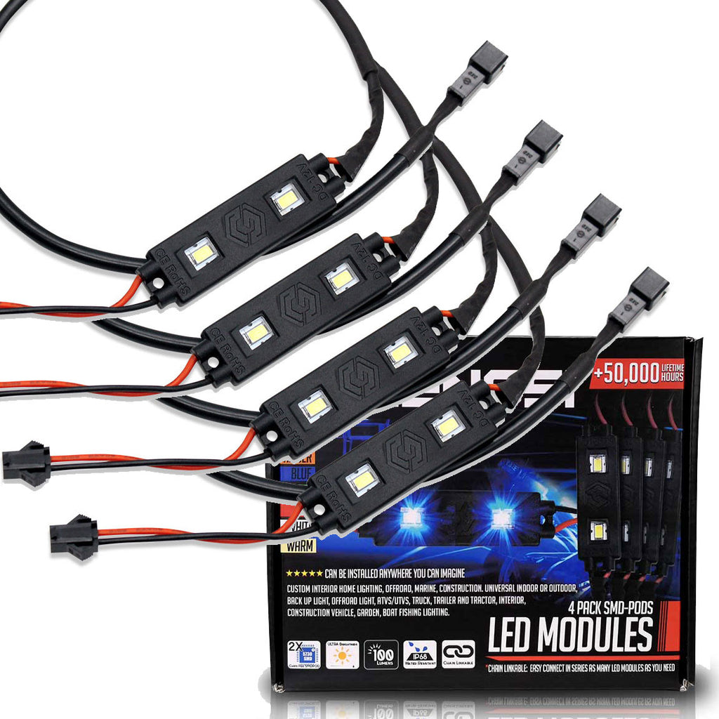 Xtreme LED Rock Lights 4 Piece Set Lighting