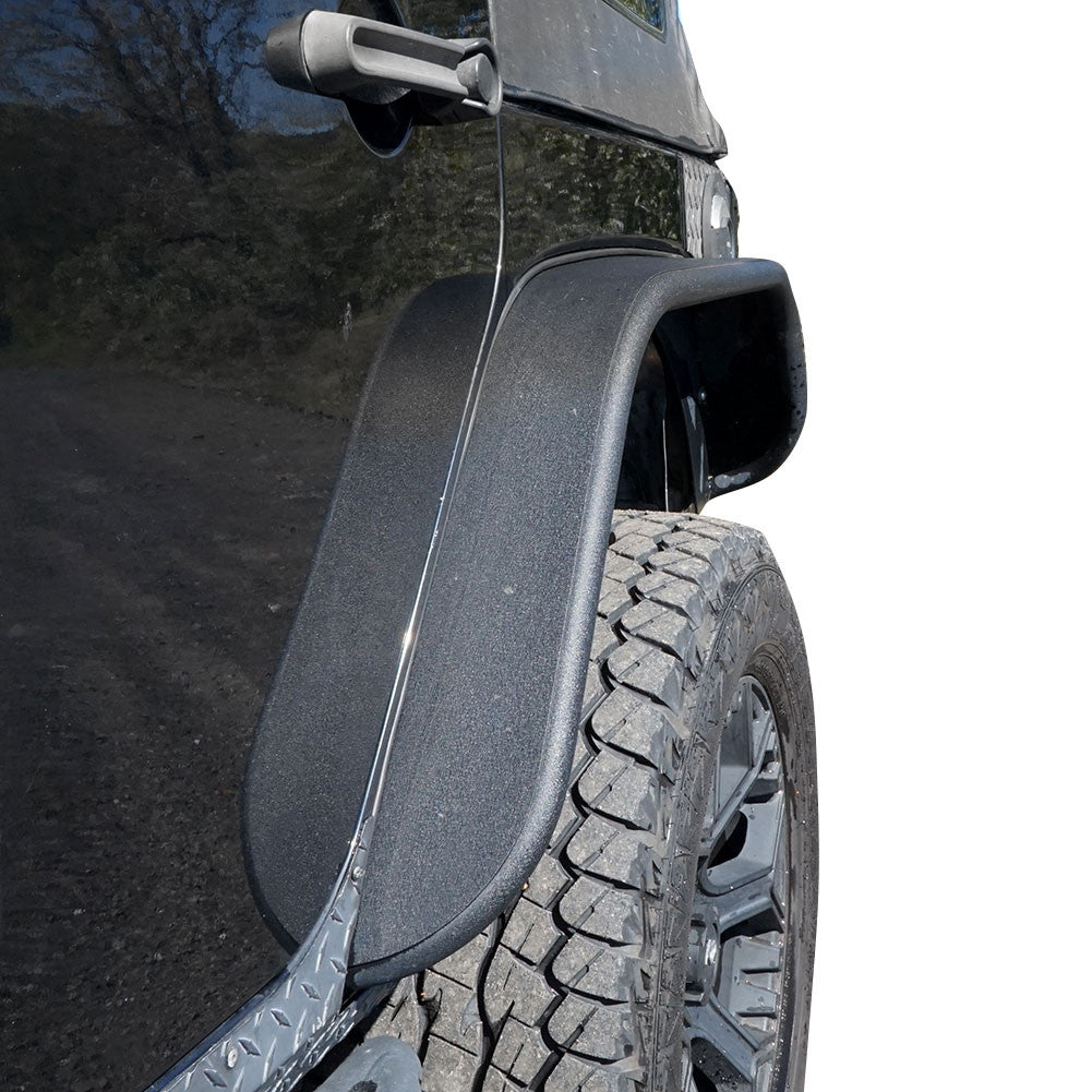 Steel Tube Style Metal Fenders for Wrangler JK 2007 - 2018 - GENSSI Exterior Part