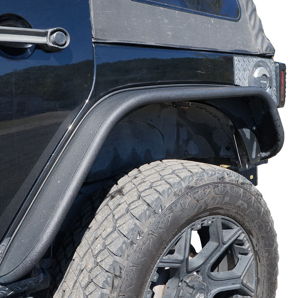 Steel Tube Style Metal Fenders for Wrangler JK 2007 - 2018 - GENSSI Exterior Part
