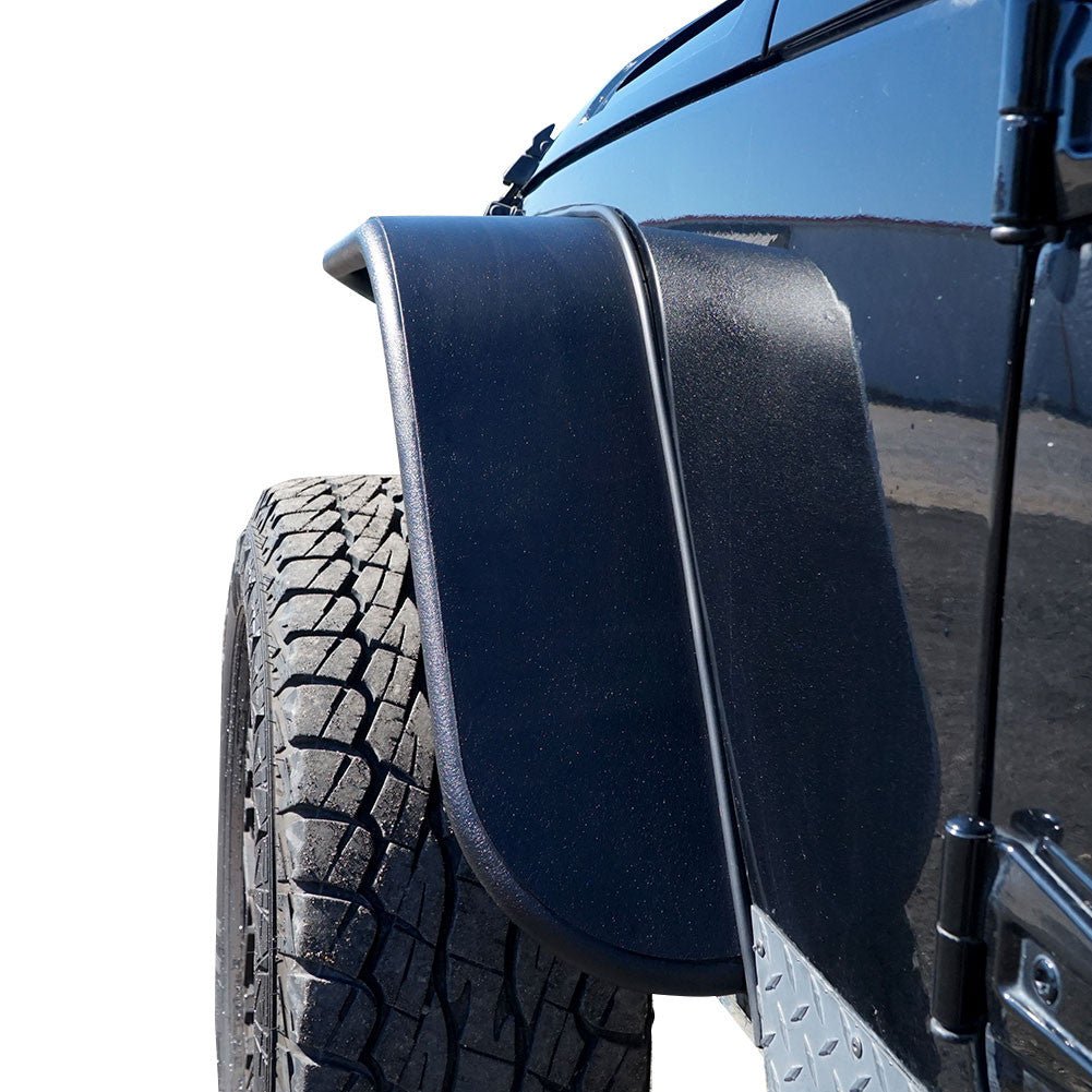 Steel Tube Style Metal Fenders for Wrangler JK 2007 - 2018 - GENSSI Exterior Part