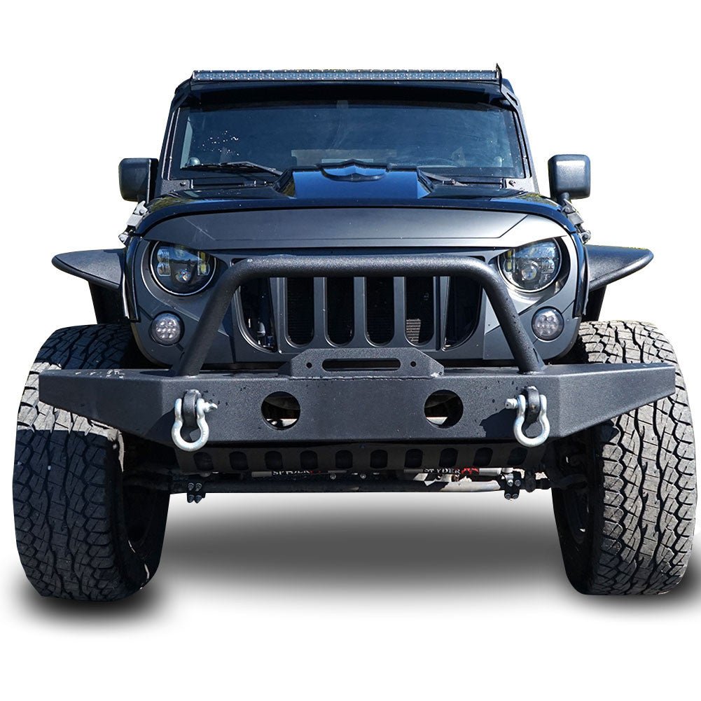 Steel Tube Style Metal Fenders for Wrangler JK 2007 - 2018 - GENSSI Exterior Part