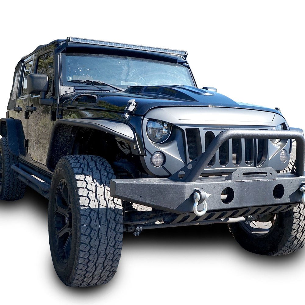 Steel Tube Style Metal Fenders for Wrangler JK 2007 - 2018 - GENSSI Exterior Part