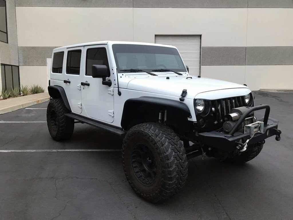 Steel Tube Style Metal Fenders for Wrangler JK 2007 - 2018 - GENSSI Exterior Part