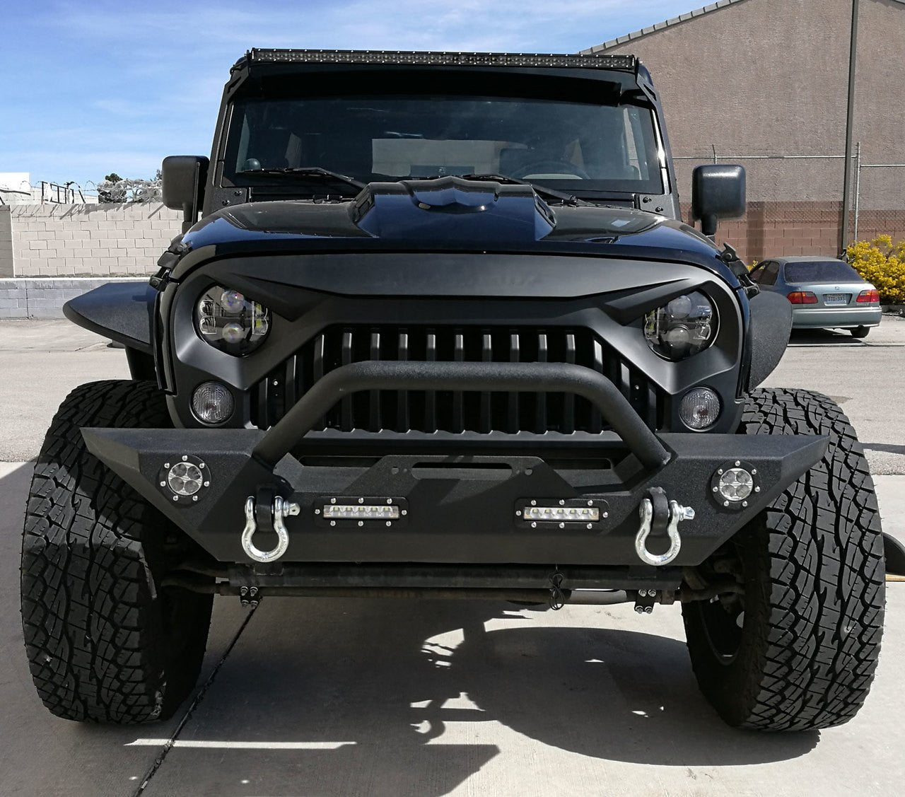 Steel Tube Style Metal Fenders for Wrangler JK 2007 - 2018 - GENSSI Exterior Part