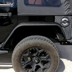 Steel Tube Style Metal Fenders for Wrangler JK 2007 - 2018 - GENSSI Exterior Part
