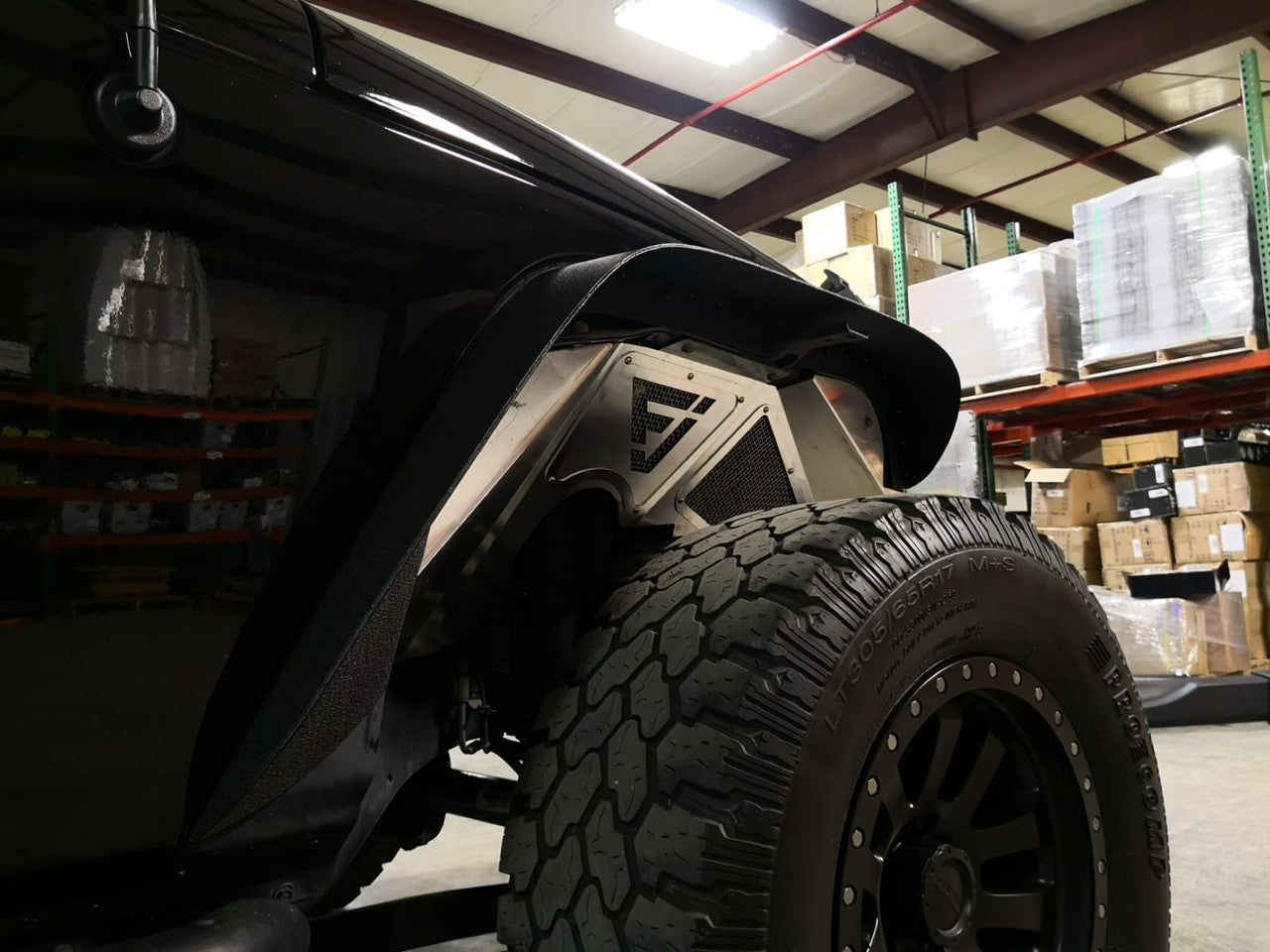 Front Aluminum Inner Fender Liners for Wrangler JK 2007-2018 Exterior Part
