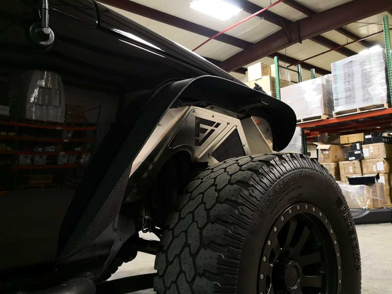 Front Aluminum Inner Fender Liners for Wrangler JK 2007-2018 Exterior Part