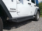 AGGRESSOR Side Steps Rail Steps Rock Sliders 2007 - 2018 Jeep Wrangler 2dr - GENSSI Exterior Part