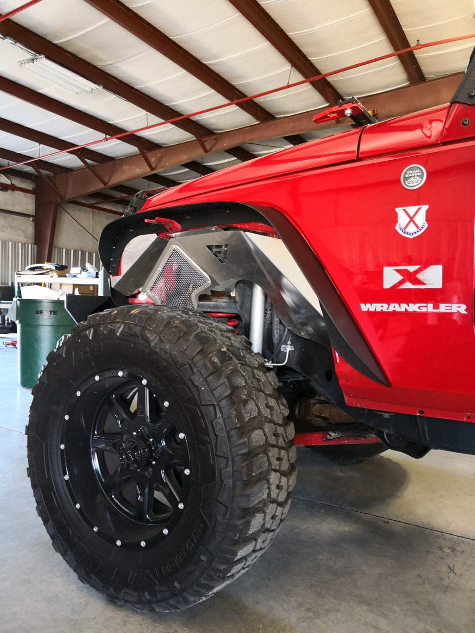 Front Aluminum Inner Fender Liners for Wrangler JK 2007-2018 Exterior Part