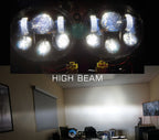 Dual LED Headlight for Harley Road Glide Black Lighting