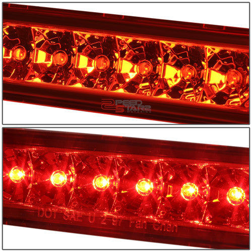 Red LED 3rd Third Brake Light for Jeep Wrangler TJ 1997-2006 Default Title Lighting