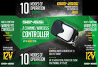 2 Channel High Power Wireless Controller 12V Fade Flashing Patterns - GENSSI Electrical