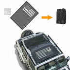 Flag Mesh Shade Top Cover for Jeep Wrangler JL JLU 4 - Door 2018 - 2023 - GENSSI Exterior Part