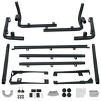 Roof Steel Rack For Jeep Wrangler JK 2 - Door (2007 - 2010) Black - GENSSI Exterior Part