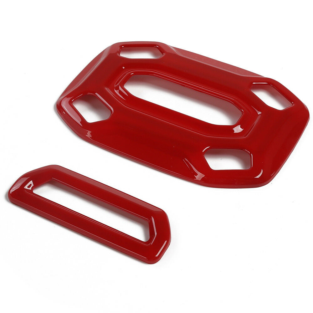 Reading Lamp Light Panel Cover Trim for Jeep Wrangler JL Red 2018-2023 Interior Part