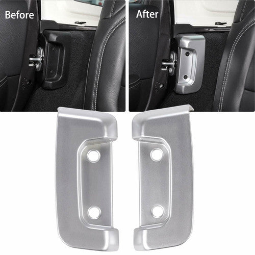 Rear Door Lock Protection Buckle Cover Trim for Jeep Wrangler JL 2018-2023 2pcs Default Title Exterior Part