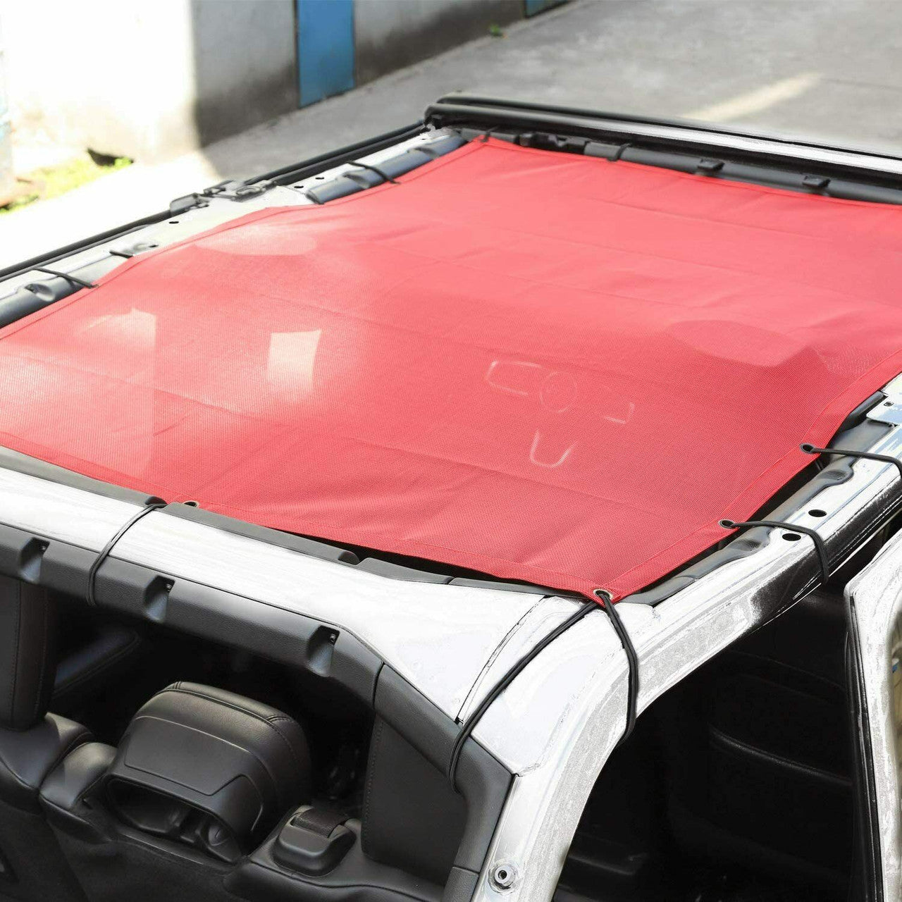 Sunshade Mesh Top Cover for Jeep Wrangler JL JLU (2018-2020) 4-Door Exterior Part