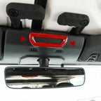 Reading Lamp Light Panel Trim Cover Bezels For Jeep Wrangler JL 2018 - 2023 Red - GENSSI Interior Part
