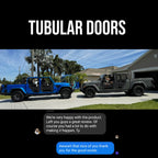 Tubular Doors for Jeep Wrangler JK JKU 2007 - 2017 - GENSSI Exterior Part