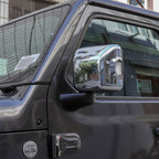 Review Mirror Covers Trim With Light For Jeep Wrangler JL 2018 - 2023 - GENSSI Interior Part