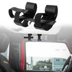 Roll Bar Flashlight Holder For Jeep Wrangler TJ, YJ, JK, CJ Rubicon 1995+ Black - GENSSI Interior Part