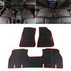Rubber Floor Mats Waterproof Floor Liners For Jeep Wrangler JL 4Door 2018 - 2023 - GENSSI Interior Part