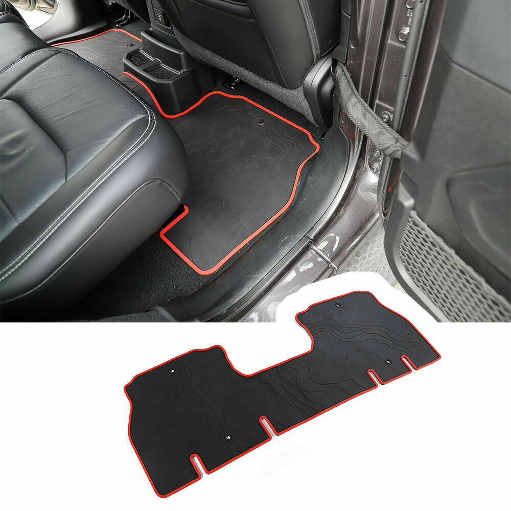 Rubber Floor Mats Waterproof Floor Liners For Jeep Wrangler JL 4Door 2018-2023 Interior Part