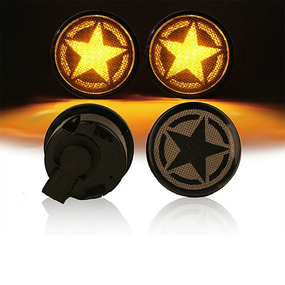 LED STAR Turn Signals for Wrangler 2007-2018 Lighting