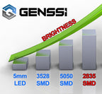 194 168 W5W T10 LED Bulbs 2 SMD CANBUS Thin (2 Pack) - GENSSI Lighting